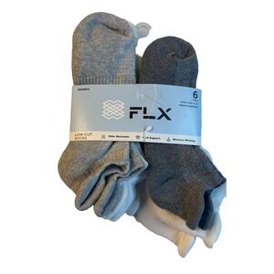 New Womens Socks FLX Open Box Size 4-10 5 Pairs Low Cut